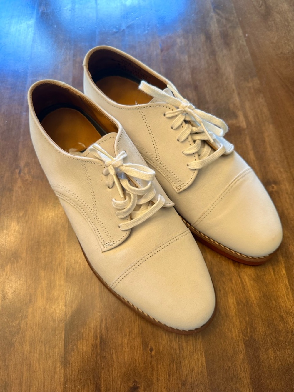 Lands End Mens Suede Dress Shoes Size 9 Leather Office Preppy Career